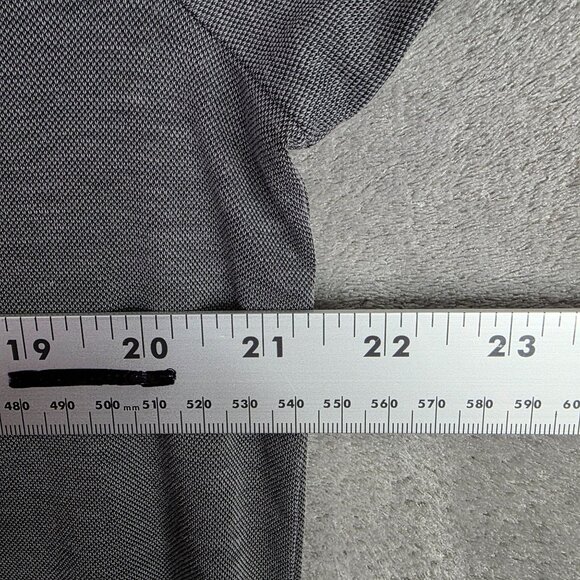 Mens Travis Mathew Gray Polo Shirt Skrewball Embroidered Short Sleeve Size L - Picture 6 of 8